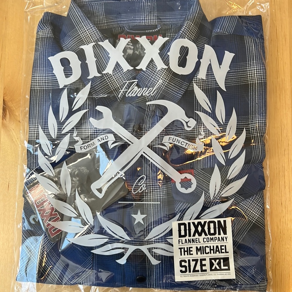 Dixxon The Michael long sleeve flannel size XL